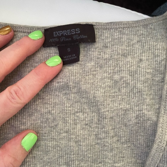 Price Firm!! Sparkly Express Ribbed Racerback - Picture 3 of 3